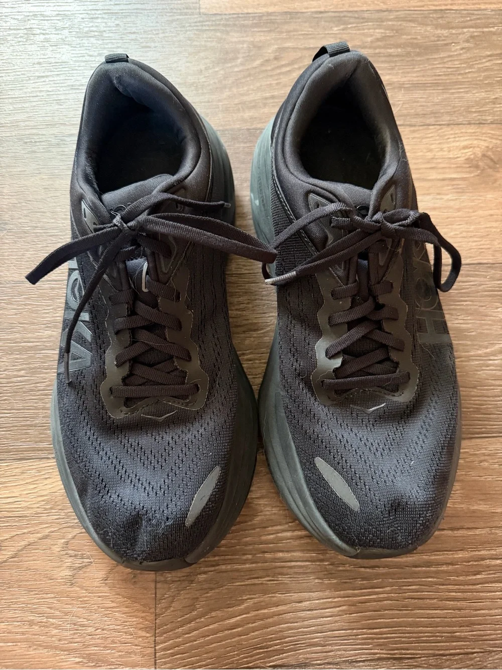 Hoka Bondi 8 Running Shoe Triple Black Size 10.5